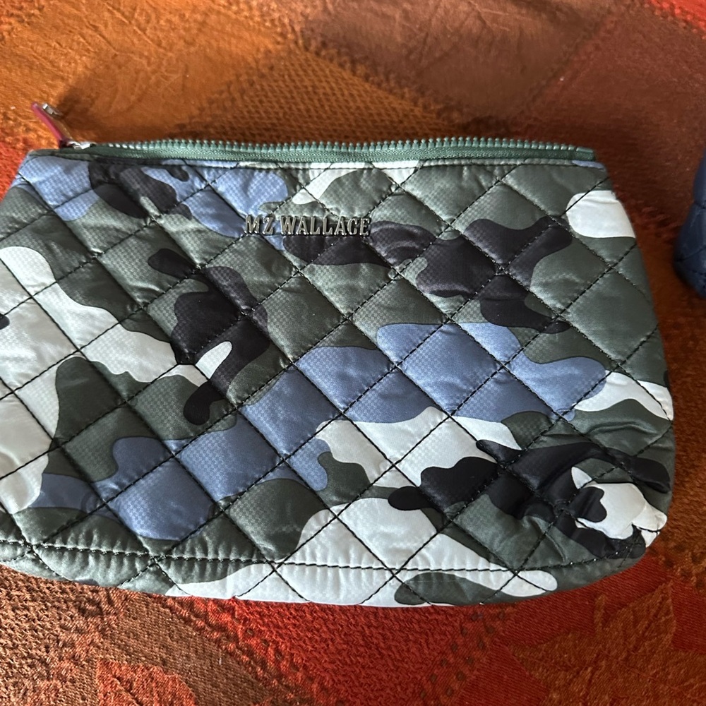 MZ Wallace Quilted Camouflage Pouch